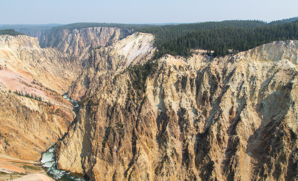 Photo of the view down canyon from Grand View.